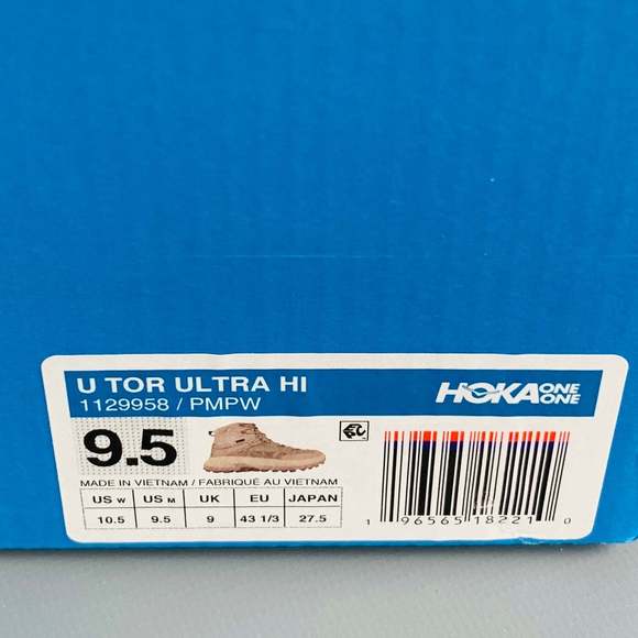 HOKA Pink Leather High Top Athletic Sneakers - Picture 11 of 11